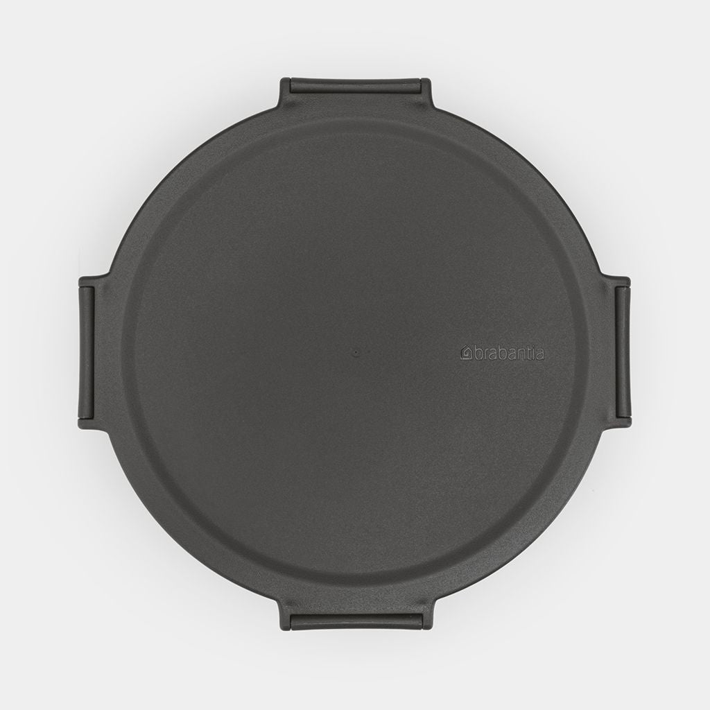 Brabantia Salatschüssel Make & Take – 1,3 l, Ø 21,0 cm, Kunststoff, mit Deckel, auslaufsicher