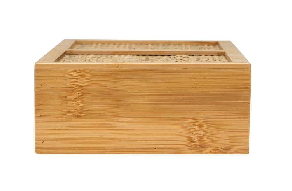 WENKO Allegre Aufbewahrungsbox – Bambus – Hellbraun – 280 × 60 × 140 mm