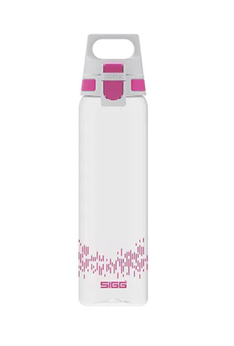SIGG Total Clear One Kindertrinkflasche 750 ml – Druckknopfdeckel, BPA-frei, Tritan