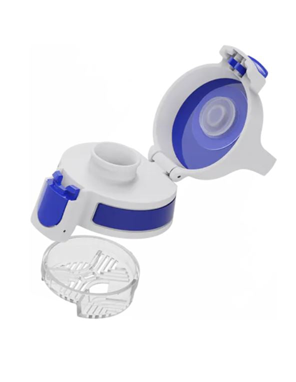 SIGG Kindertrinkflasche 750 ml – Druckknopfdeckel, Tritan, BPA-frei, Blau