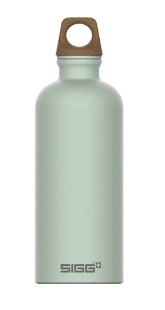 SIGG My Planet Repeat Trinkflasche 600 ml – Recycling-Aluminium, Schraubdeckel, Olivgrün