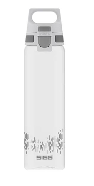 SIGG Total Clear One Kindertrinkflasche 750 ml – mit Druckknopfdeckel, BPA-frei, Tritan