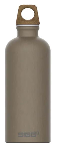 SIGG My Planet Lighter Kindertrinkflasche 600 ml – BPA-frei, Recycling Aluminium, Braun