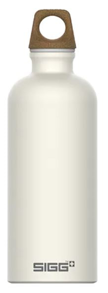 SIGG Traveller Trinkflasche 600 ml – Aluminium, Schraubdeckel, Weiss