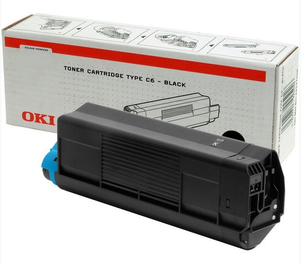 OKI Toner 42127408 – schwarz, 5000 Seiten – für C5100/C5200/C5300 und andere