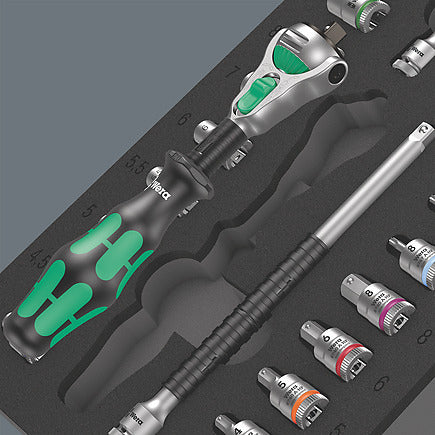 Wera Stecknuss-Satz – Antrieb 1/4" – 37 Teile – 05150110001