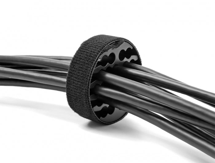 DeLOCK Klettkabelbinder, 26×280 mm – schwarz