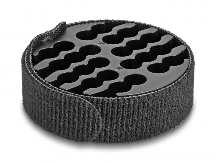 DeLOCK Klettkabelbinder, 26×280 mm – schwarz
