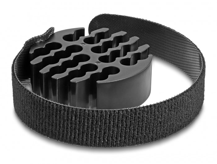 DeLOCK Klettkabelbinder, 26×280 mm – schwarz