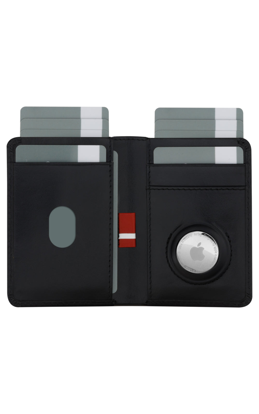dbramante1928 Kartenetui Billund Slim – Magnetverschluss, 8 Karten – Leder – Schwarz