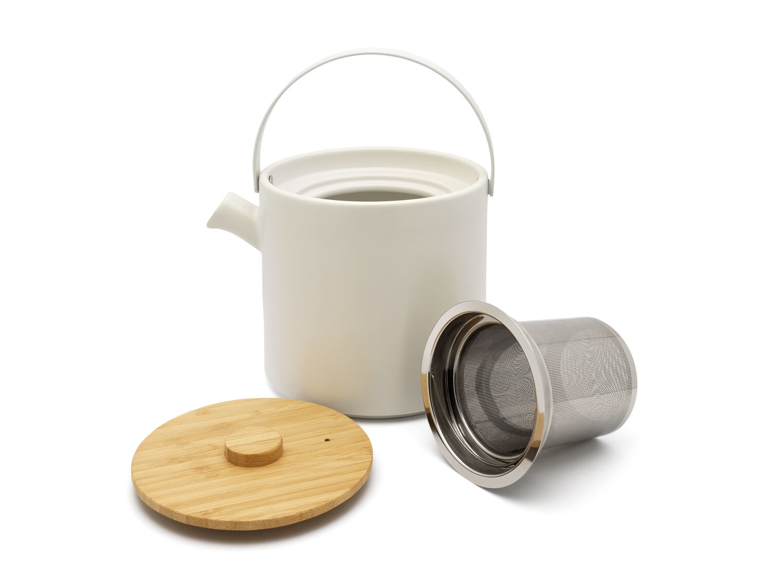 Bredemeijer Teekannenset Umea – 2-teiliges Set, 1,2 l, Keramik, mit Edelstahlfilter