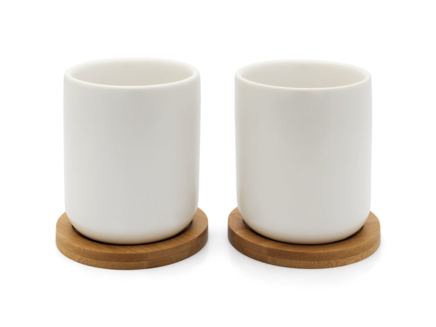 Bredemeijer Teetasse Umea – 4er Set, 200 ml, Ø 7,9 cm, H 8,9 cm, Keramik, Weiss