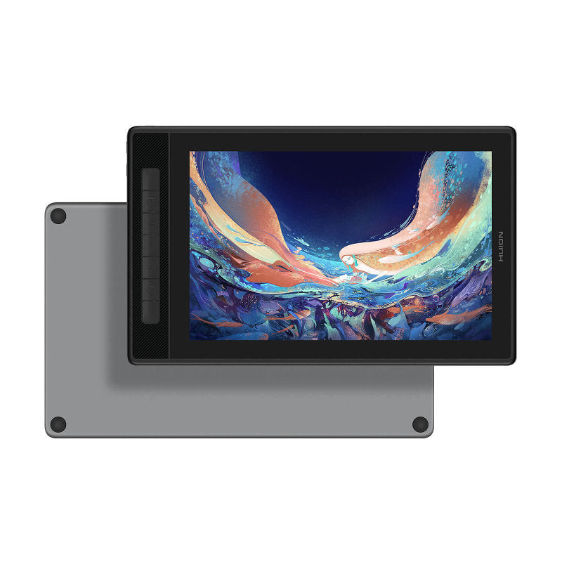 HUION Kamvas Pro GT1302 Stiftdisplay, 13,3", Stift, Silber, 8192 Druckstufen, USB-C