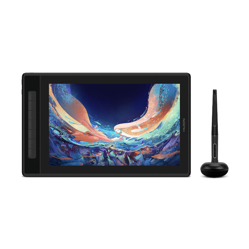 HUION Kamvas Pro GT1302 Stiftdisplay, 13,3", Stift, Silber, 8192 Druckstufen, USB-C