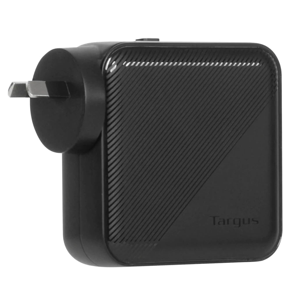 Targus APA109GL Ladegerät – 100 W, 2× USB-C + 2× USB-A, PD, GaN – für Universalgeräte