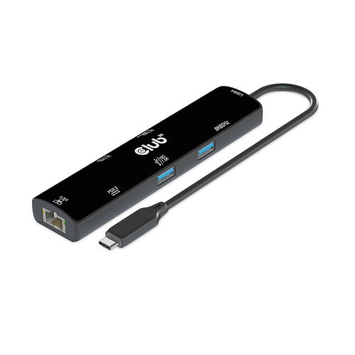 CLUB3D Club 3D Dockingstation – USB-C, 1× HDMI, 2× USB-A, 2× USB-C, 100 W PD, GbE