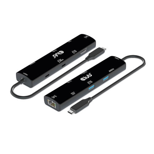 CLUB3D Club 3D Dockingstation – USB-C, 1× HDMI, 2× USB-A, 2× USB-C, 100 W PD, GbE