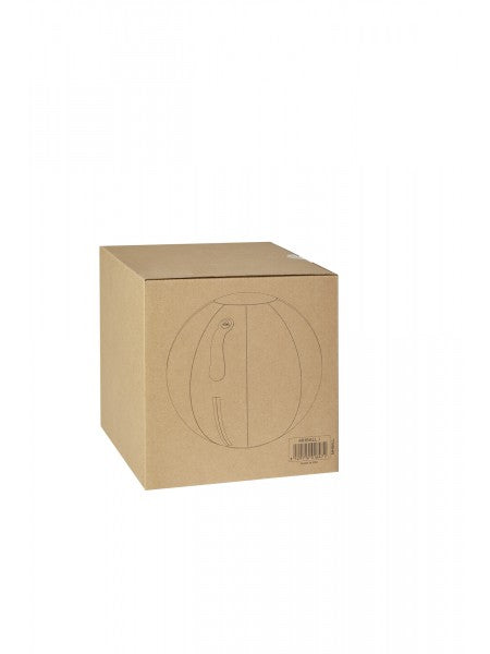 Alba MHBALL Sitzball – Stoff – Schwarz, Ø 65 cm, bis 120 kg