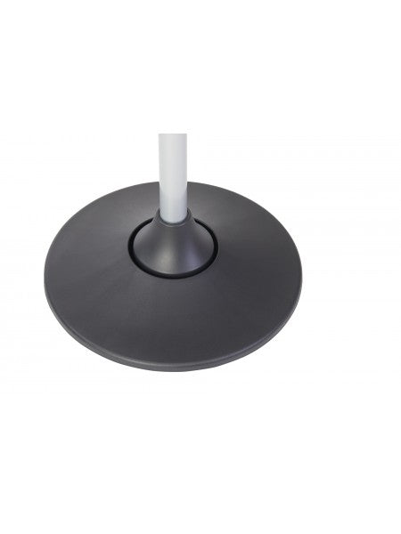 Alba Hocker Flexy – Sitzhöhe 56–76 cm, 115 kg, Schwarz