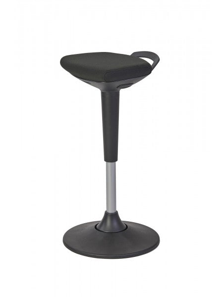 Alba Hocker Flexy – Sitzhöhe 56–76 cm, 115 kg, Schwarz