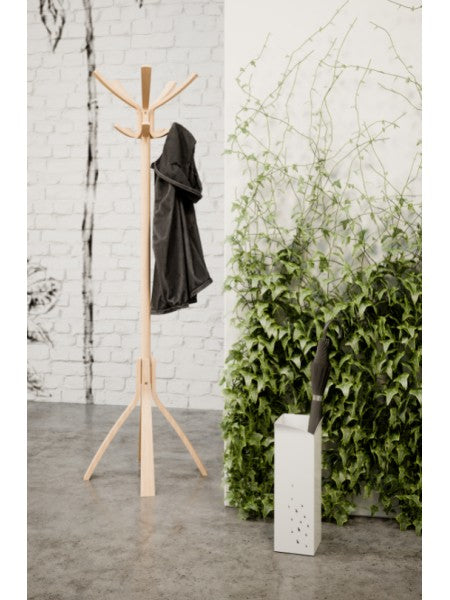 Alba PLUIE Schirmständer – Stahl – Weiss – Ø 150 × 450 mm
