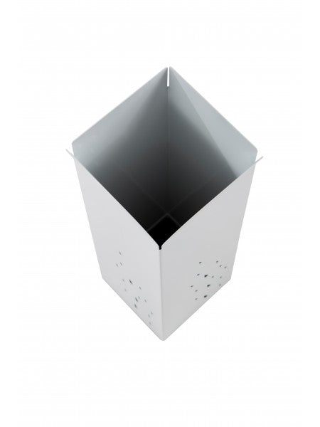 Alba PLUIE Schirmständer – Stahl – Weiss – Ø 150 × 450 mm