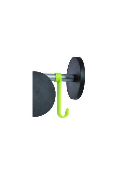 Alba STAN3 Garderobenständer (8 Haken, mit Schirmhalter) – Stahl – Grau/Schwarz – 1'750 mm