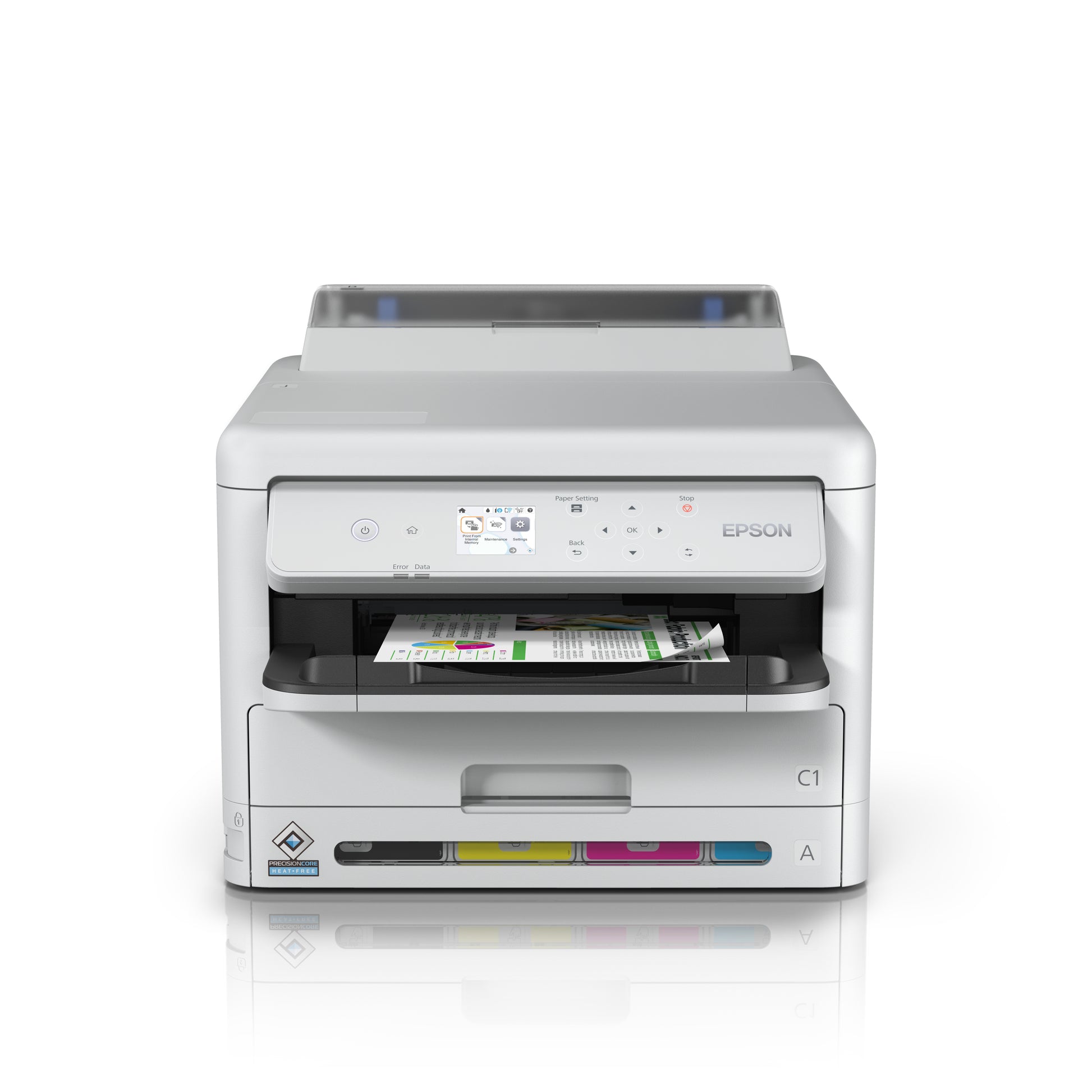 Epson WorkForce Pro WF-C5390 DW – Farbdrucker, A4, Duplex, USB, LAN, WLAN
