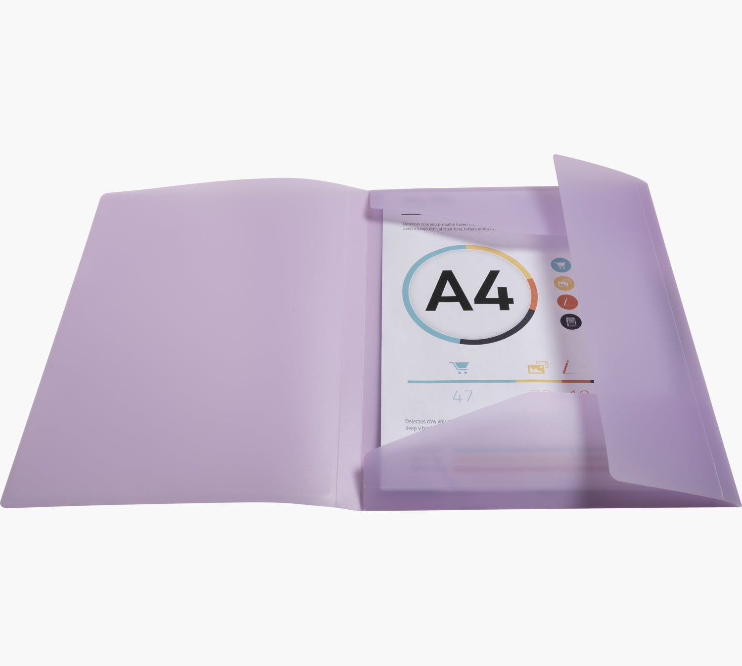 Exacompta Gummibandmappe Aquarel A4 – 3 Klappen, Gummiband, Polypropylen (PP), mehrfarbig, bis 250 Blatt