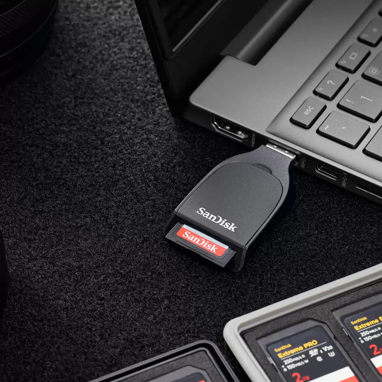SanDisk SD-Kartenleser QuickFlow – USB-A – für SD UHS-I-Karten