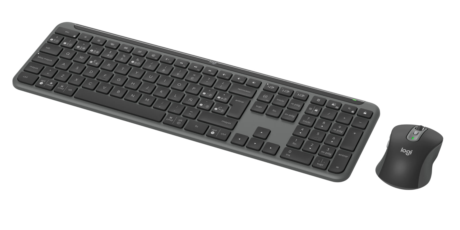 Logitech MK950 Signature – Tastatur-Maus-Set – Scherenmechanik, beleuchtet – Bluetooth & 2,4 GHz (Logi Bolt)