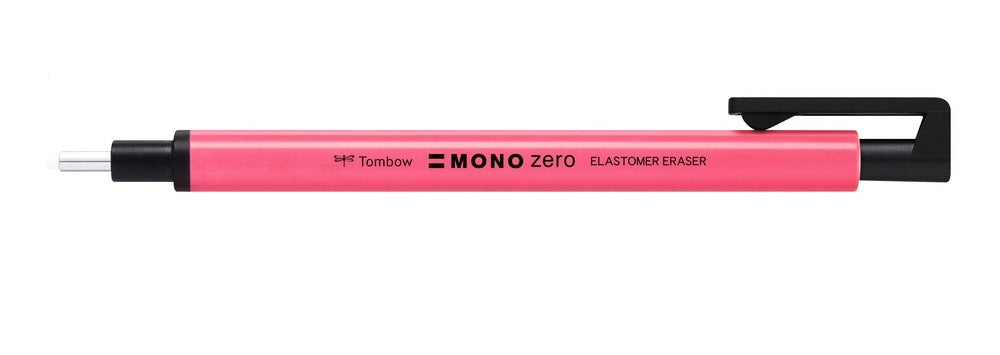Tombow Radierstift MONO Zero – latexfrei, nachfüllbar, Ø 2,3 mm, pink, 1 Stk.