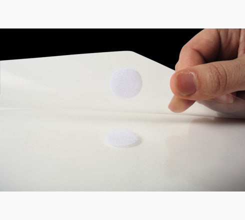 Exacompta Dokumentenmappe A4 – Klettverschluss, Polypropylen (PP), transparent, Füllhöhe 2 mm, 5 Stk.