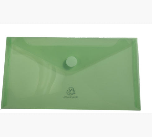 Exacompta Dokumentenmappe für A4+ – Klettverschluss, Polypropylen (PP), Grün, Füllhöhe 80 mm, 5 Stk.