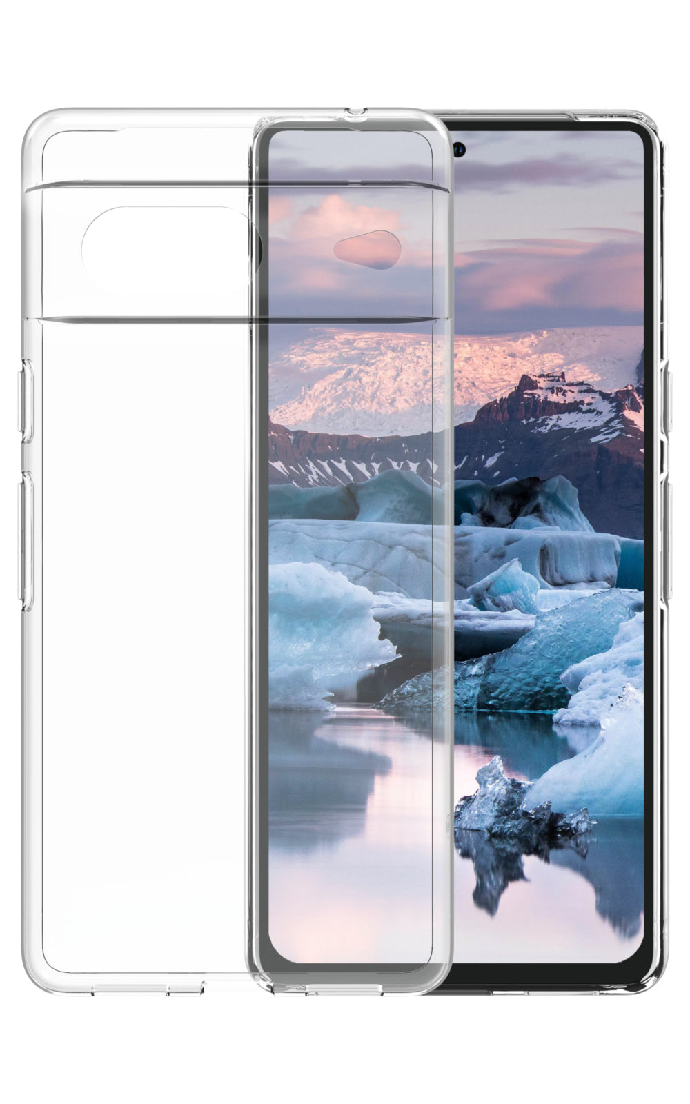 dbramante1928 Greenland – Backcover – für Google Pixel 7, Recycling-Kunststoff, transparent