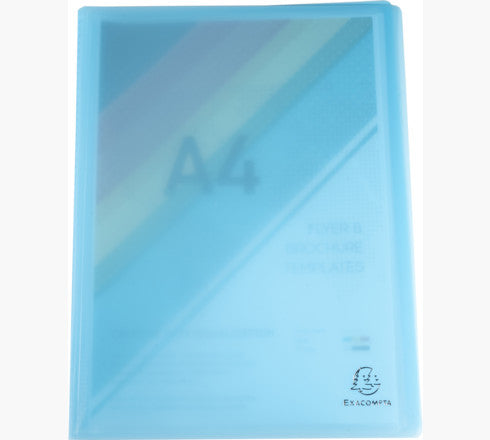 Exacompta Chromaline Pastel Sichtbuch, für A4, 50 Hüllen – Polypropylen (PP) – Mehrfarbig, 5er-Pack