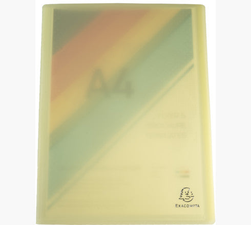 Exacompta Chromaline Pastel Sichtbuch, für A4, 50 Hüllen – Polypropylen (PP) – Mehrfarbig, 5er-Pack