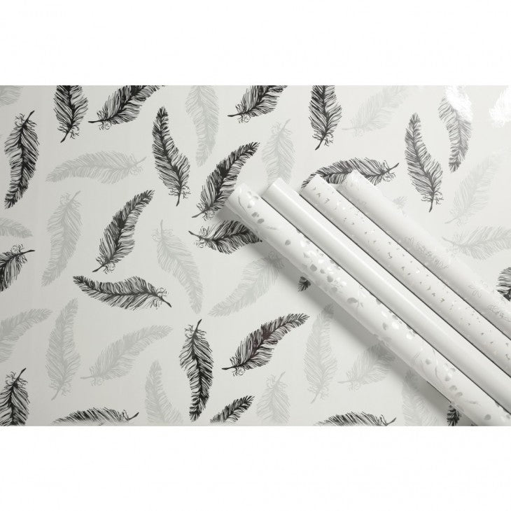 Clairefontaine Geschenkpapier Motive sortiert PP, laminiert, glänzend – 70 cm × 2 m – 30 Rollen – 80 g/m²