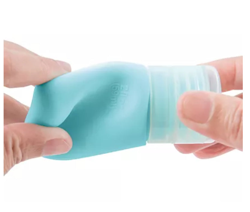 Diaqua Kosmetikflaschen – BPA-frei – 59 ml, 45×80 mm – mehrfarbig – Silikon – 3 Stk.