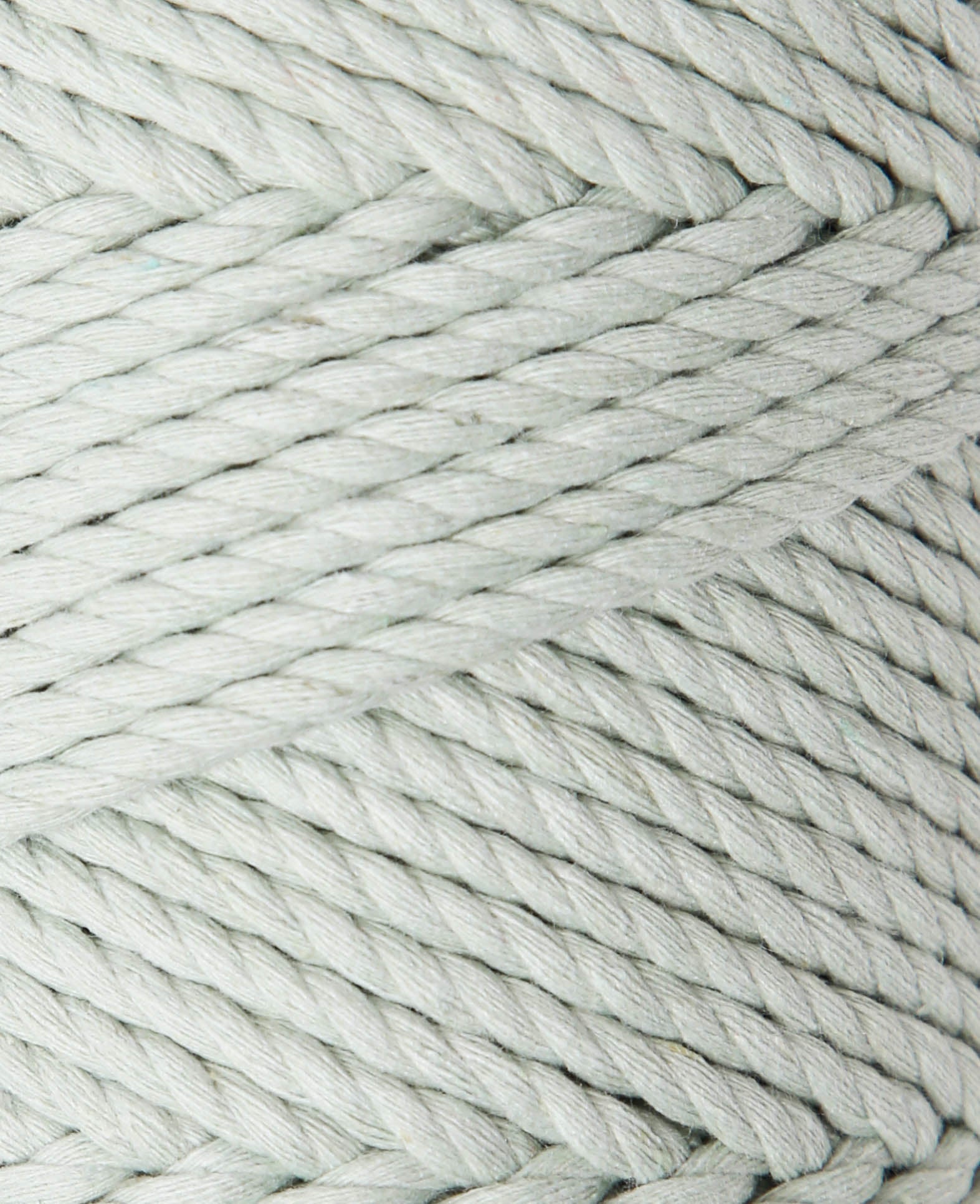 lalana Makramee-Kordel Graugrün – Ø 3 mm, 330 g, 90 m, 20% Mischfasern/80% Baumwolle