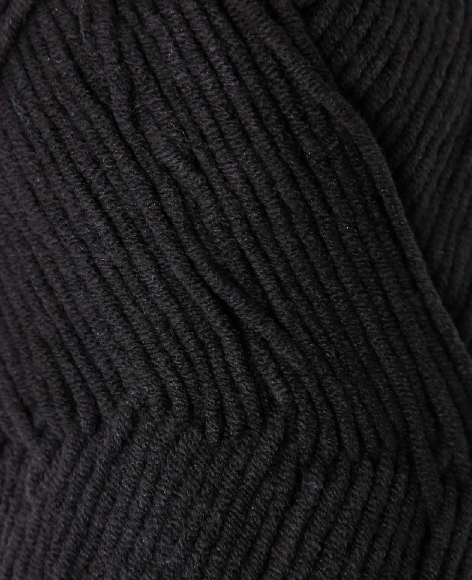 lalana Comfort Garn Schwarz – 100 g, 160 m, Nadel 3 mm, 55% Baumwolle/45% Polyacryl, 1 Stk.