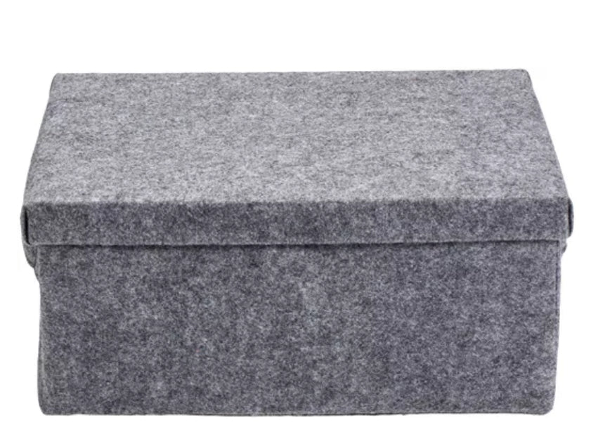 Diaqua Aufbewahrungsbox – Polyester – Grau – 310 × 140 × 210 mm