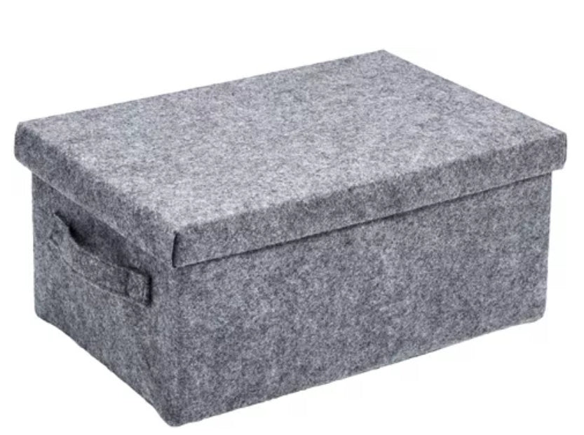 Diaqua Aufbewahrungsbox – Polyester – Grau – 310 × 140 × 210 mm