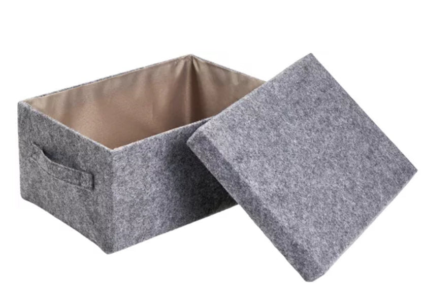 Diaqua Aufbewahrungsbox – Polyester – Grau – 310 × 140 × 210 mm