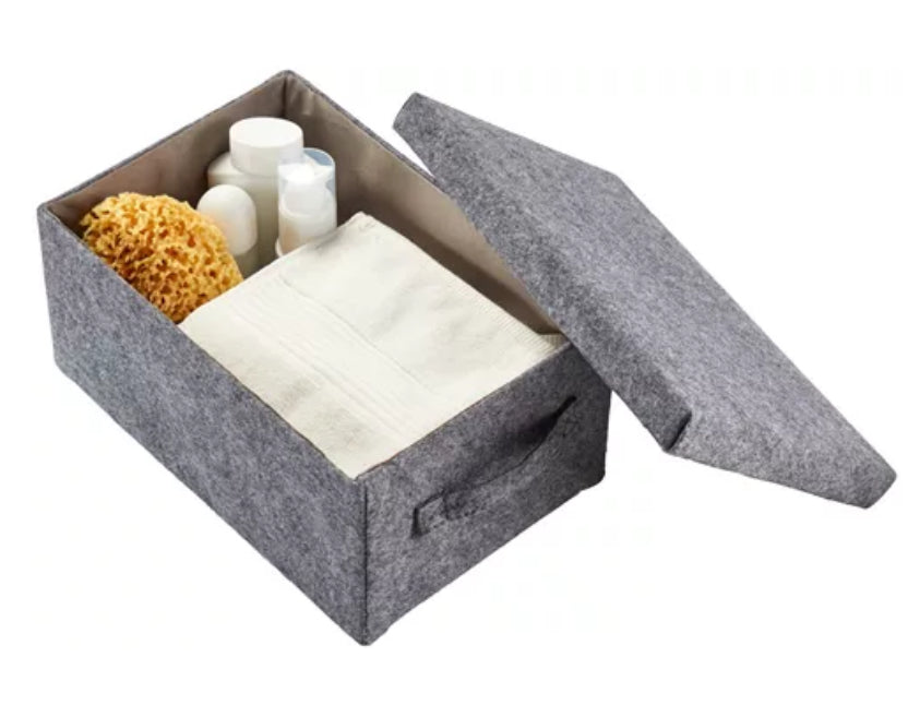 Diaqua Aufbewahrungsbox – Polyester – Grau – 310 × 140 × 210 mm