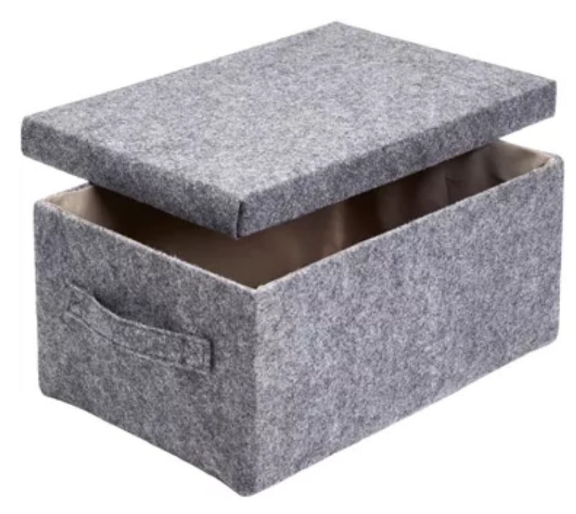 Diaqua Aufbewahrungsbox – Polyester – Grau – 310 × 140 × 210 mm