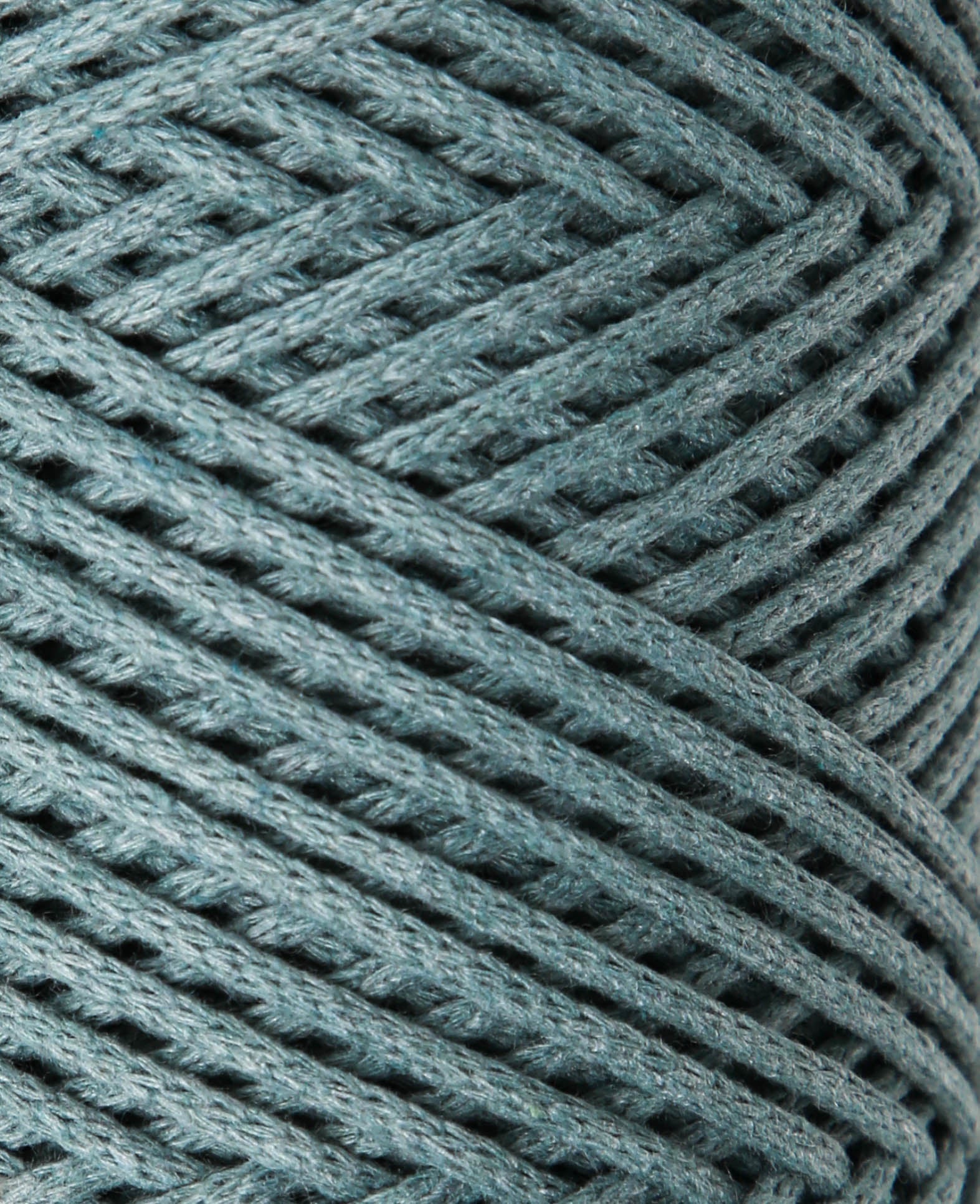 lalana Lady Chain Garn Blaugrau – 200 g, 100 m, Nadel 8 mm, 80% Baumwolle/20% Mischfasern, 1 Stk.