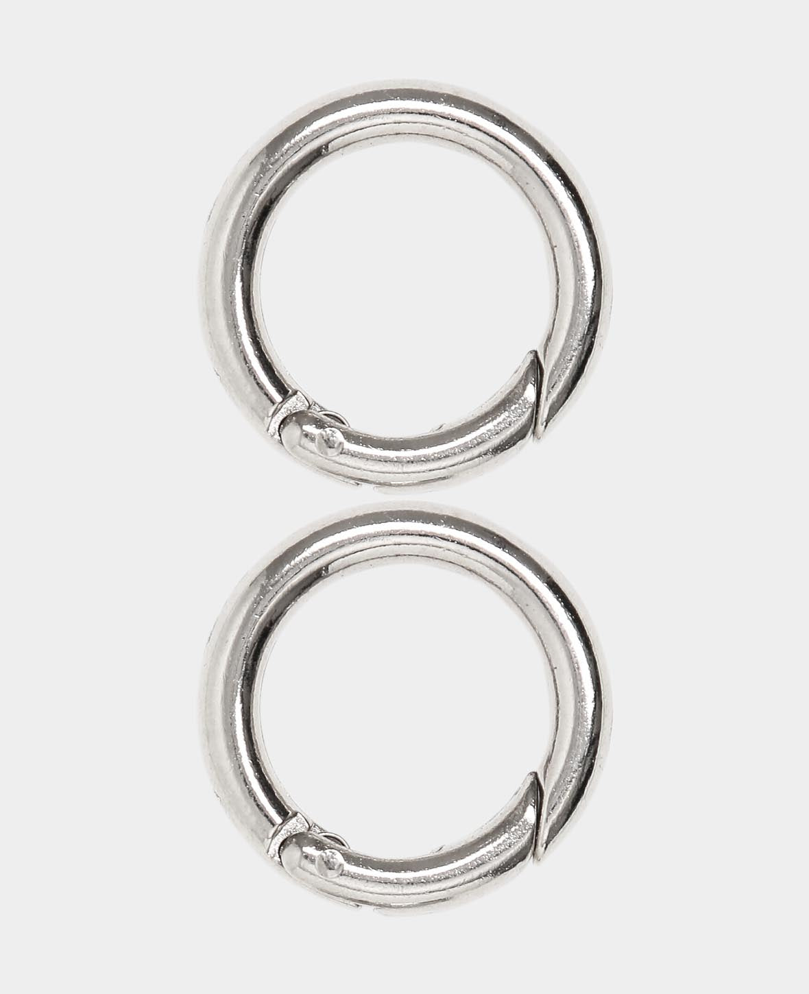 lalana Schlüsselring – Metall, Silber, Ø 37 mm, 2er-Set