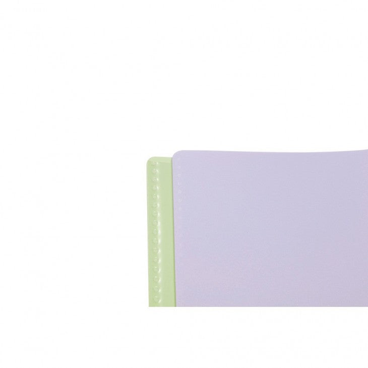 Clairefontaine Collegeblock – A4 – 90 g/m² – Doppelspirale, 2 Taschen, abgerundete Kanten, hellrosa, PEFC