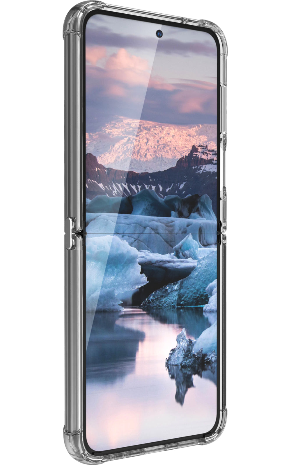 dbramante1928 Backcover – für Samsung Galaxy Z Flip 4, Recycling-Kunststoff, transparent, bis 3 m sturzsicher